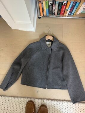 Cos Short Double-Faced Wool Jacket